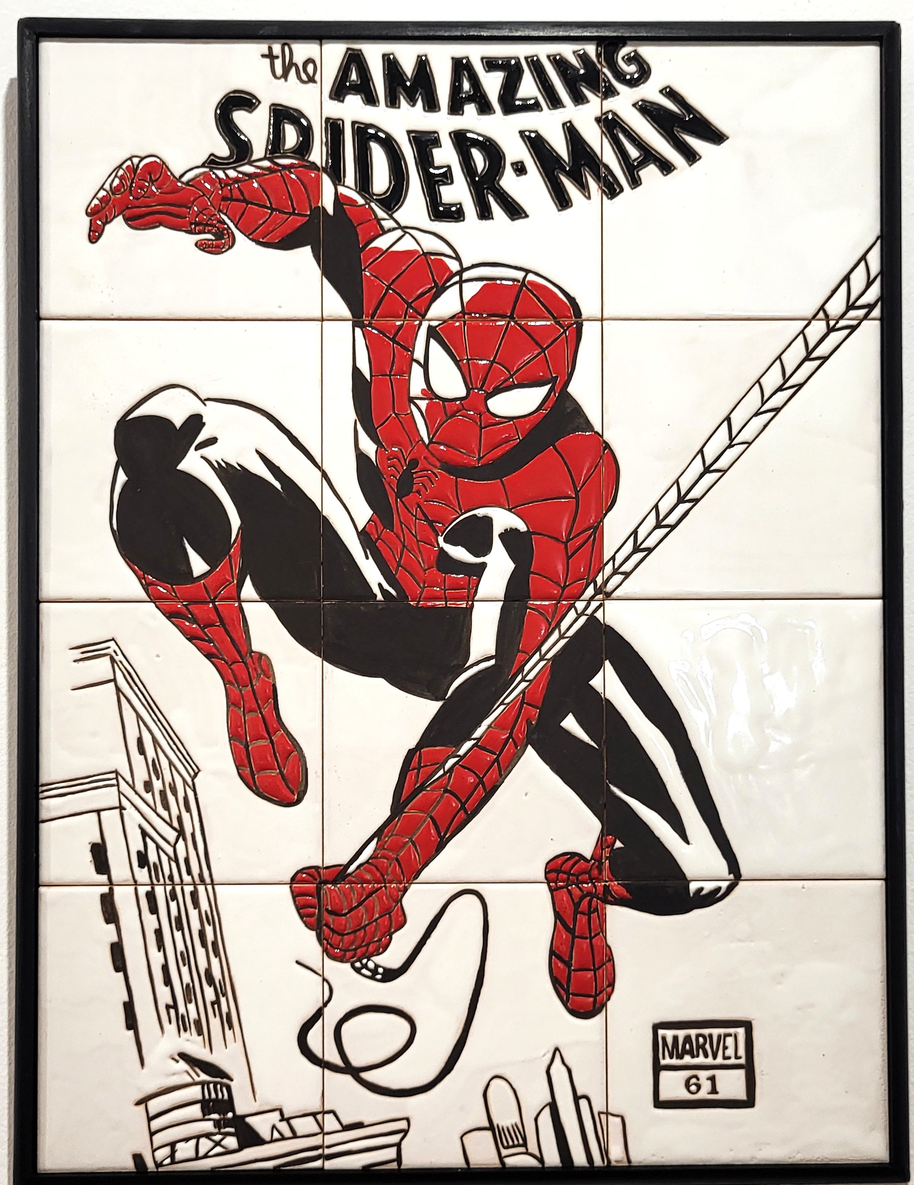 Hombre araña en cuerda seca